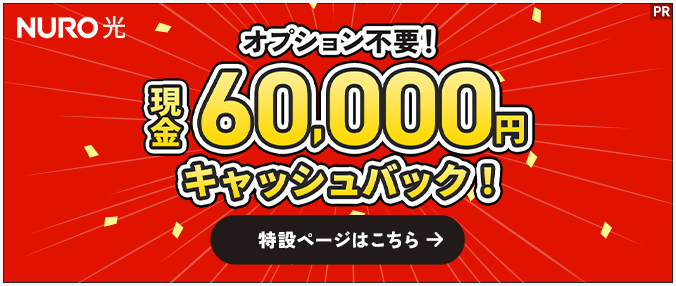 NURO光60000円トップ